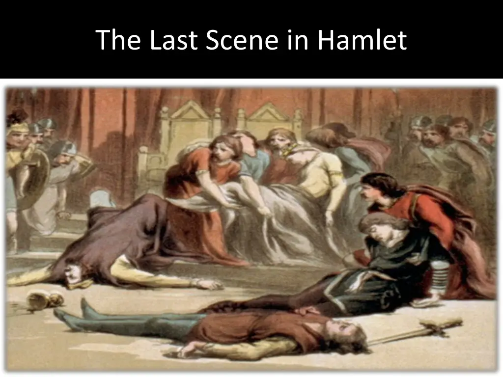 the last scene in hamlet