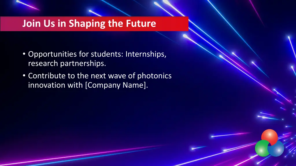 join us in shaping the future