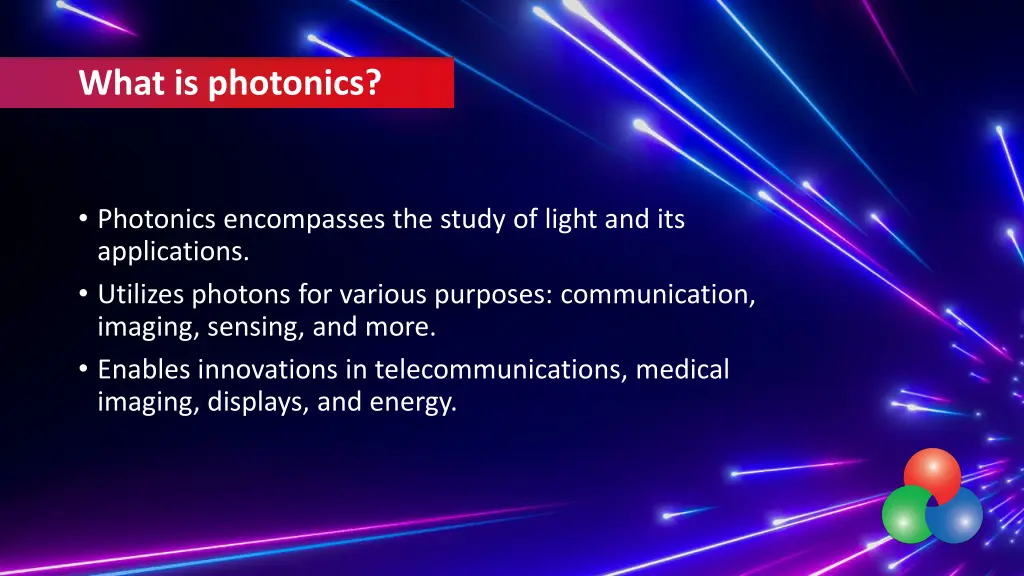 what is photonics