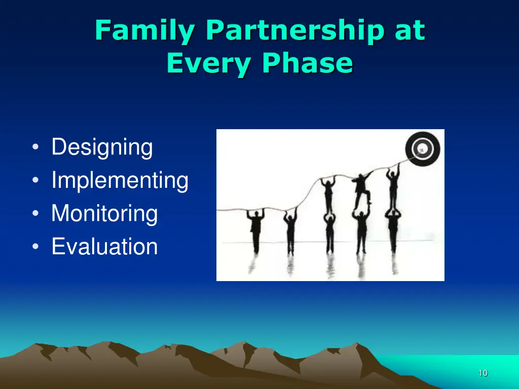 family partnership at every phase