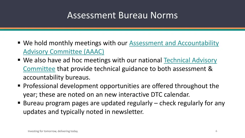 assessment bureau norms 1