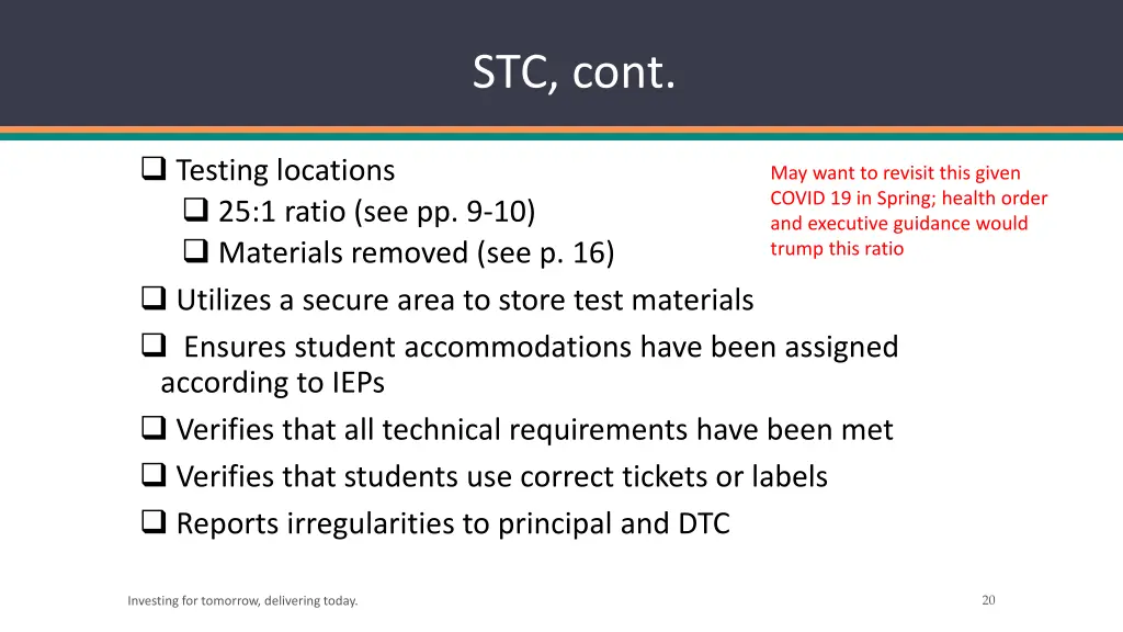 stc cont