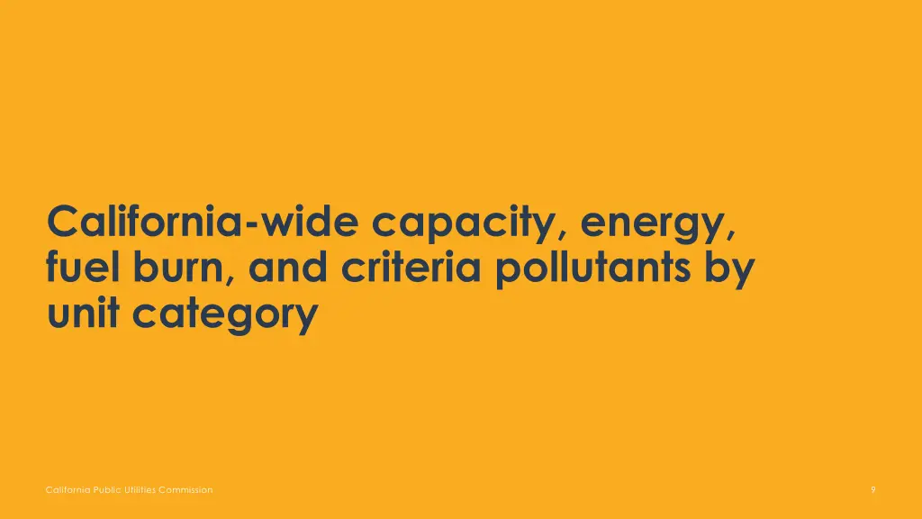 california wide capacity energy fuel burn