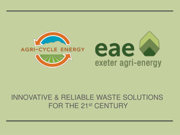 innovative reliable waste solutions