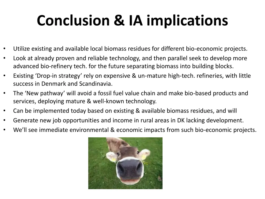 conclusion ia implications