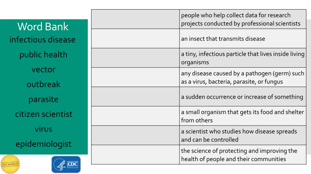 people who help collect data for research