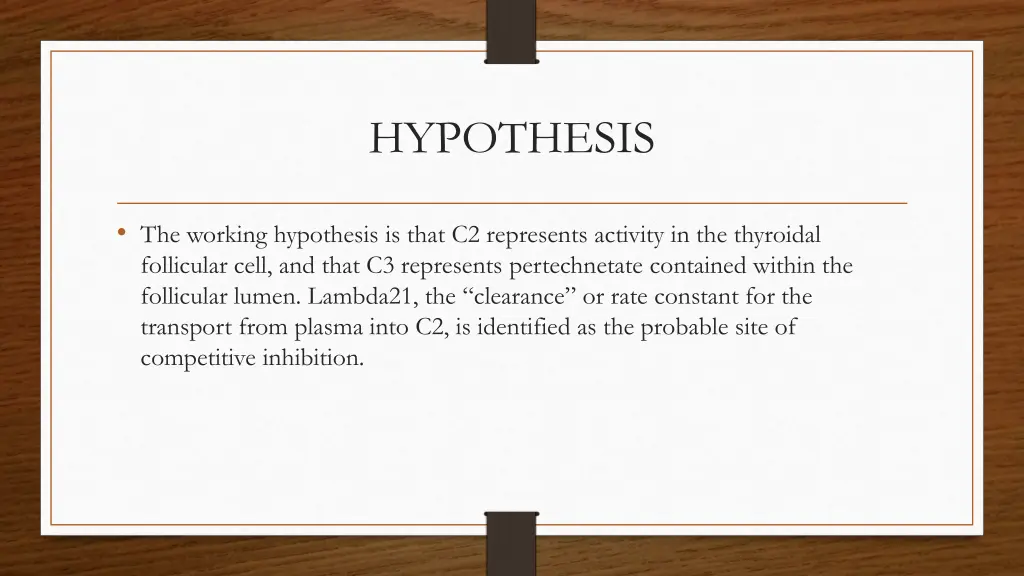 hypothesis