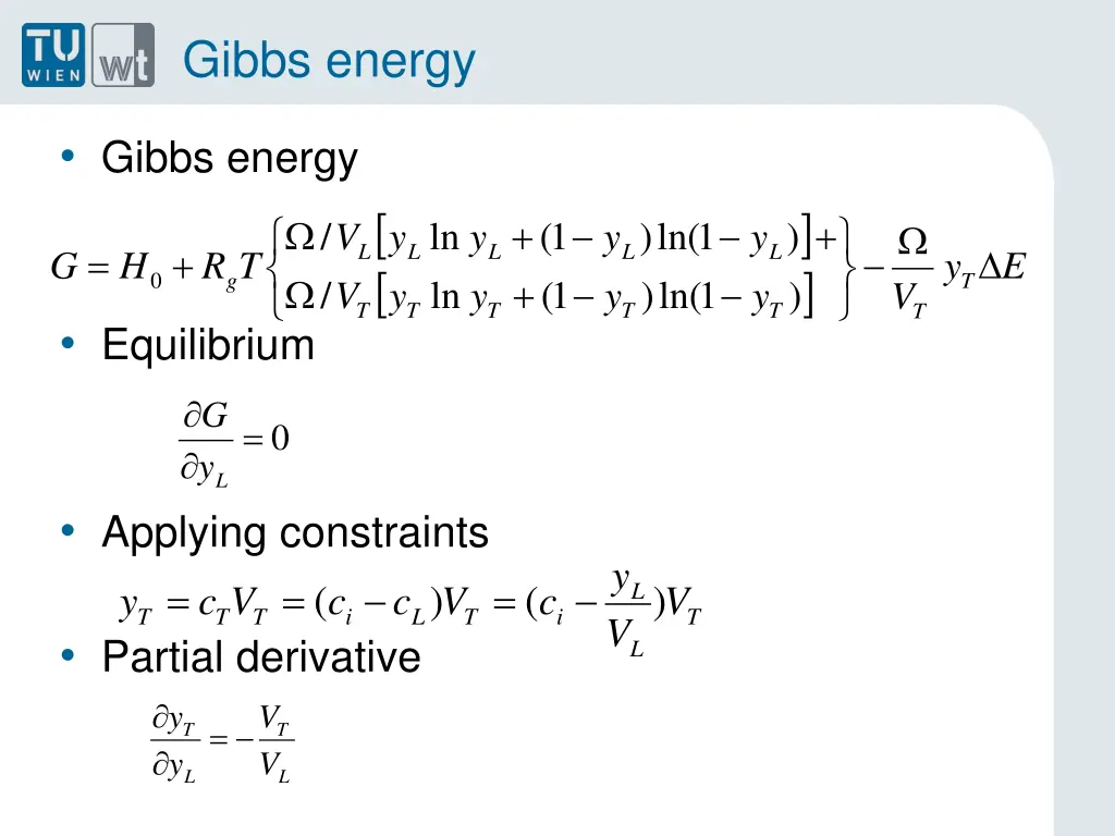 gibbs energy