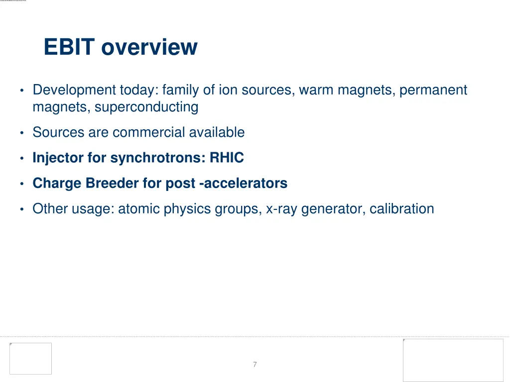 ebit overview