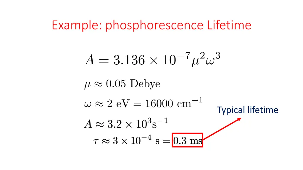 example phosphorescence lifetime 2