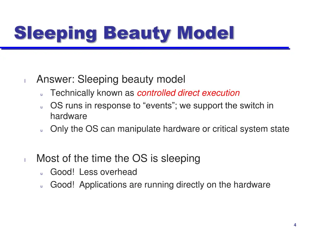 sleeping beauty model