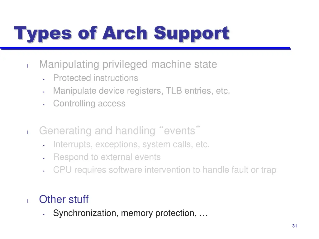 types of arch support 1