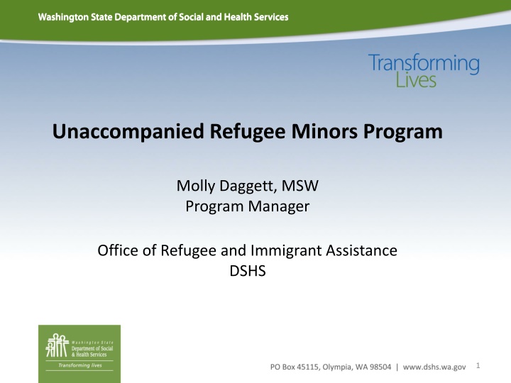 unaccompanied refugee minors program