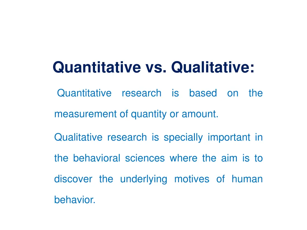 quantitative vs qualitative