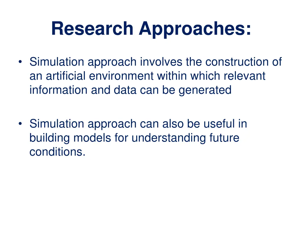 research approaches 2