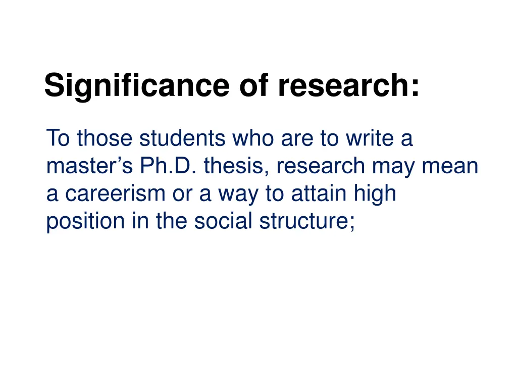 significance of research 3