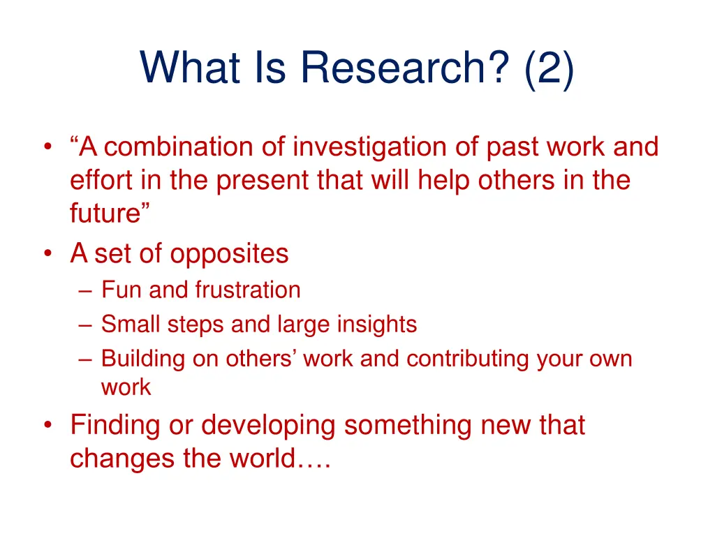 what is research 2