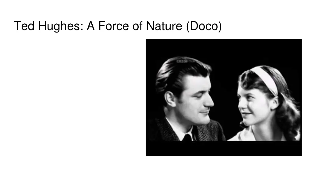 ted hughes a force of nature doco