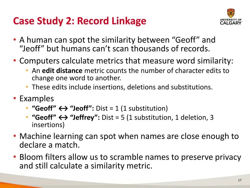 case study 2 record linkage 1