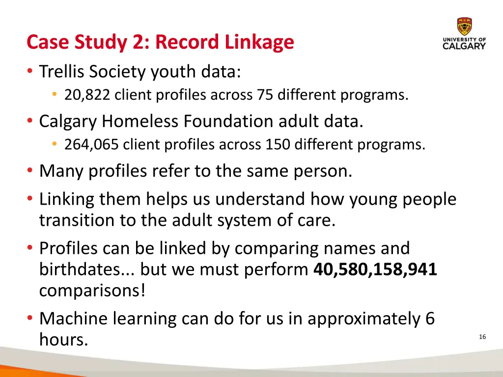 case study 2 record linkage