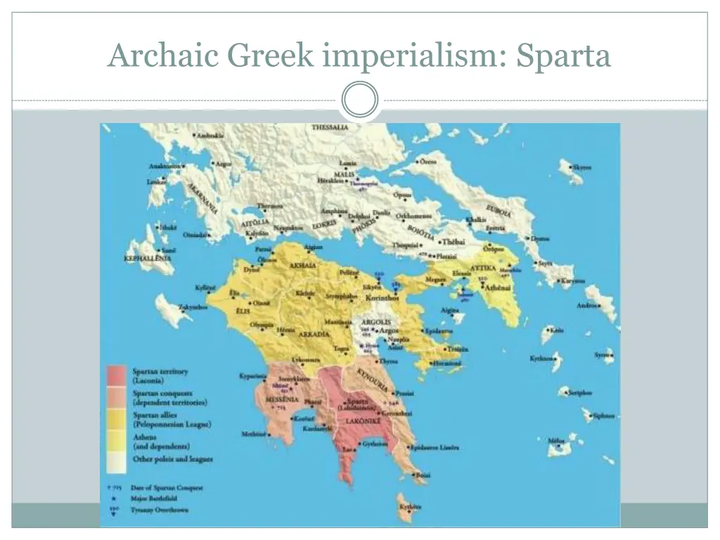 archaic greek imperialism sparta