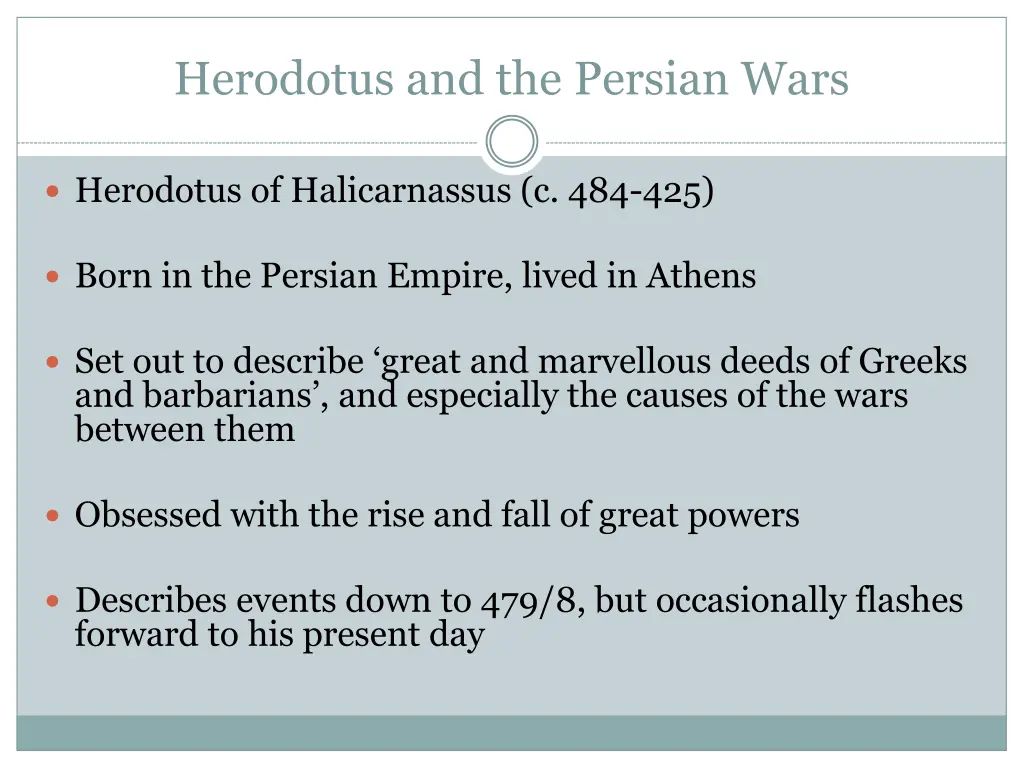 herodotus and the persian wars