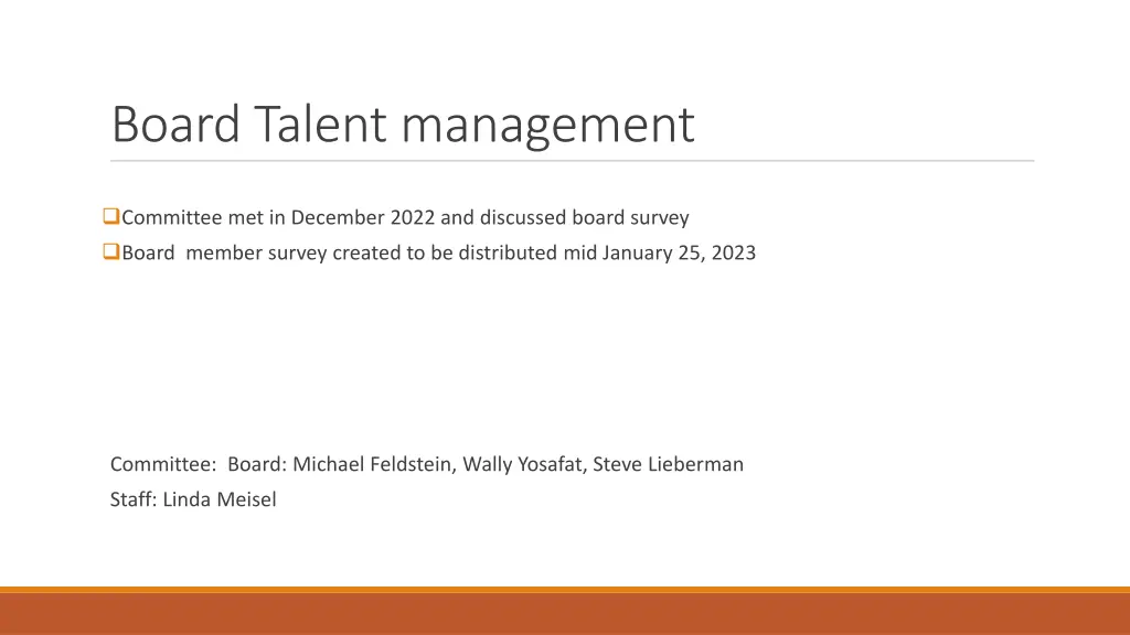 board talent management