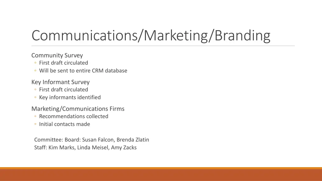 communications marketing branding