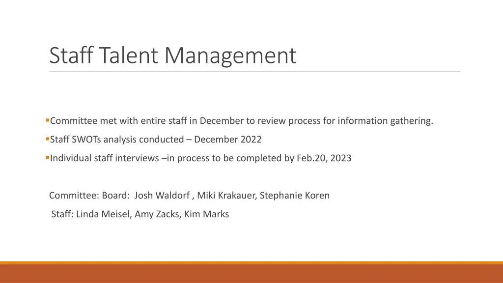 staff talent management