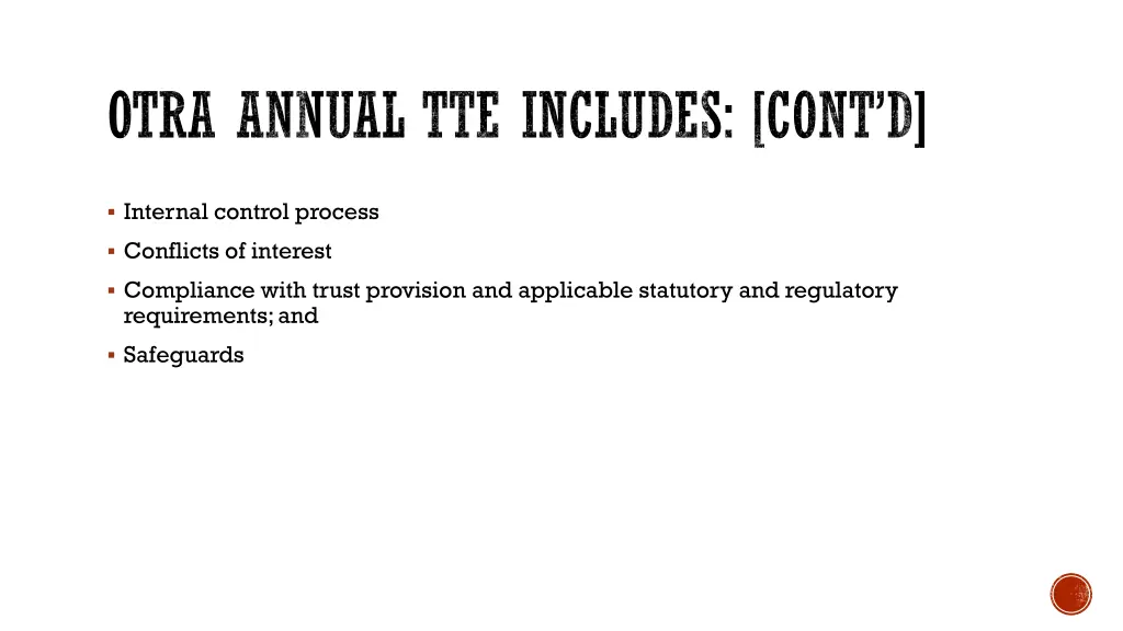 otra annual tte includes cont d