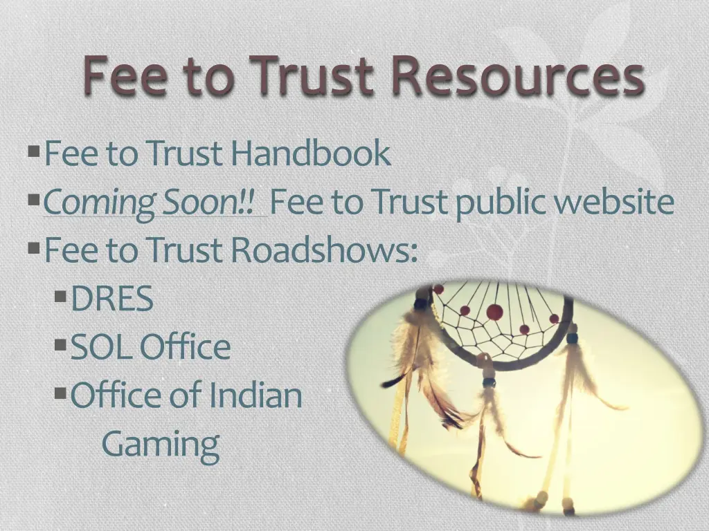 fee to trust resources 3