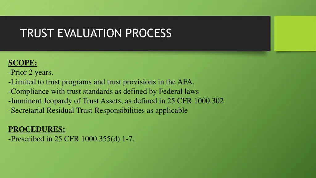 trust evaluation process 1