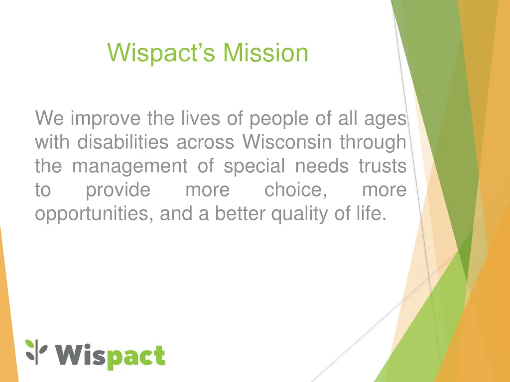 wispact s mission