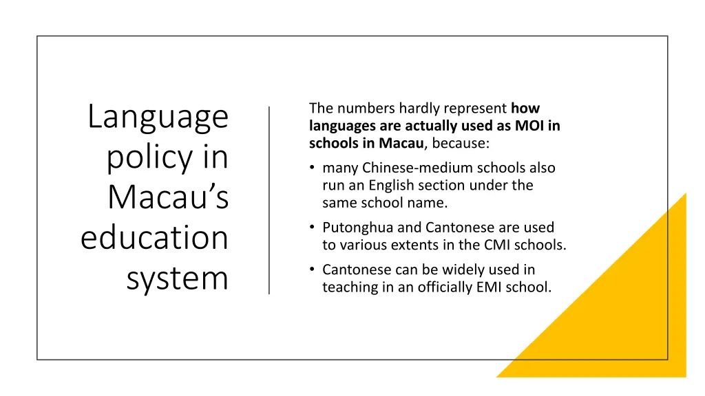 language policy in macau s education system