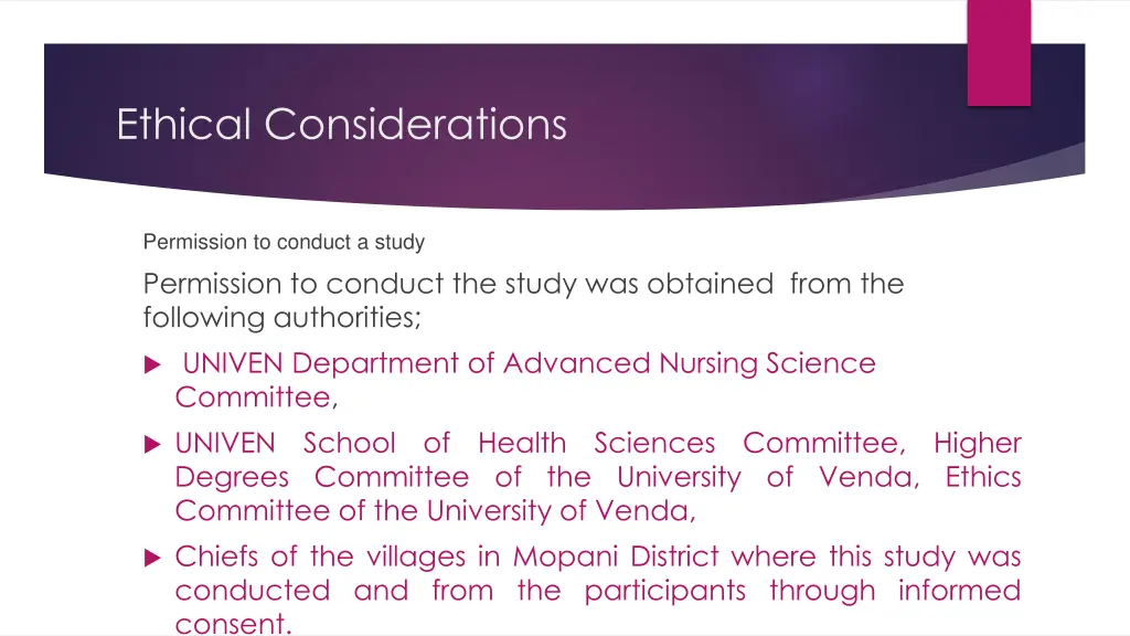 ethical considerations
