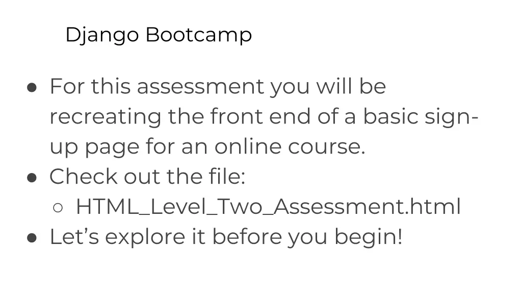 django bootcamp 11