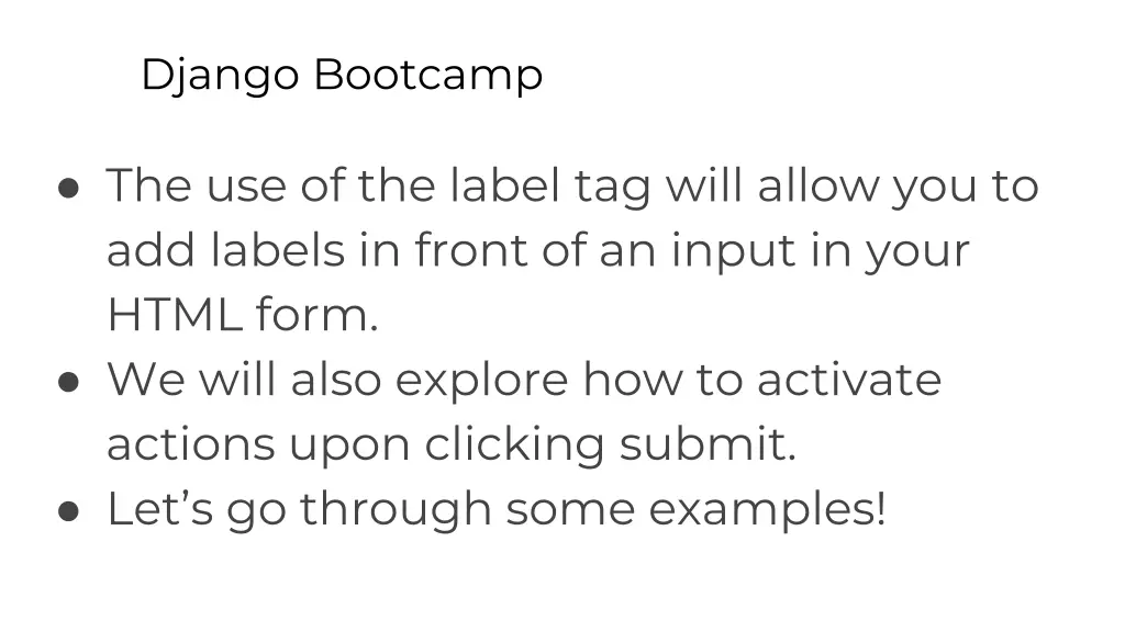 django bootcamp 9