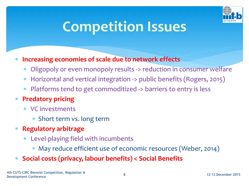 competition issues