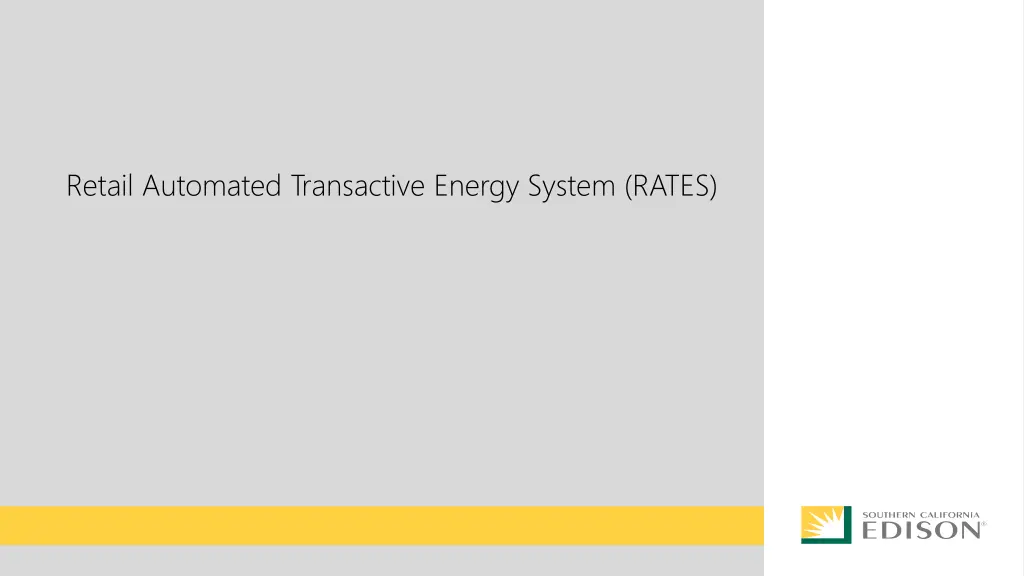 retail automated transactive energy system rates