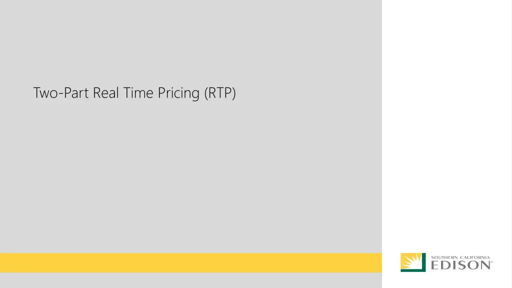 two part real time pricing rtp