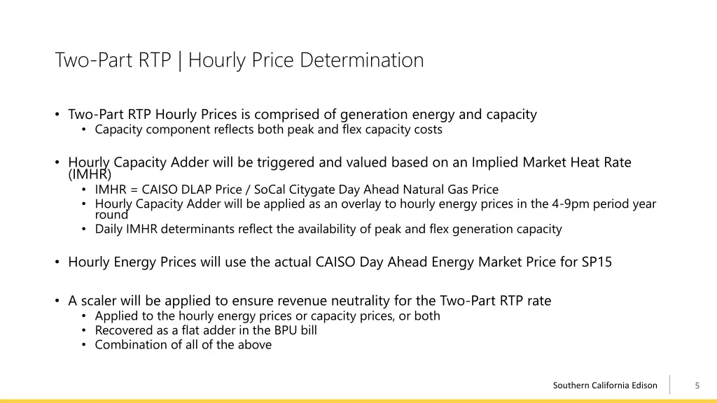 two part rtp hourly price determination