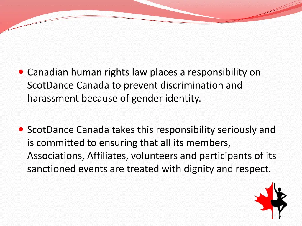 canadian human rights law places a responsibility