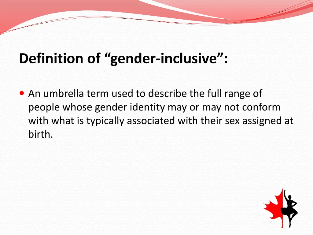 definition of gender inclusive 1