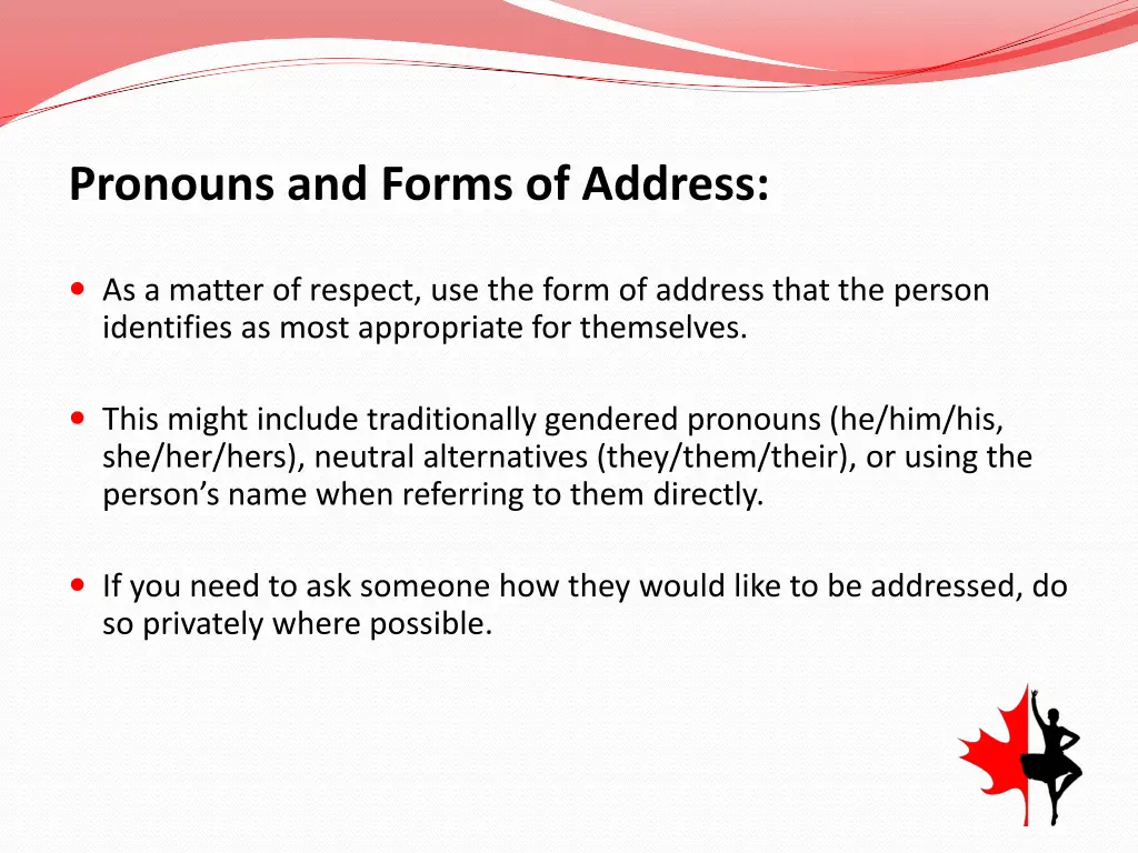 pronouns and forms of address