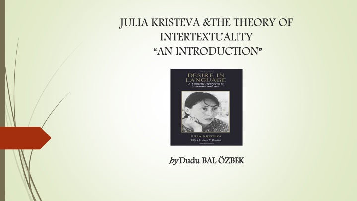 julia kristeva the theory of intertextuality