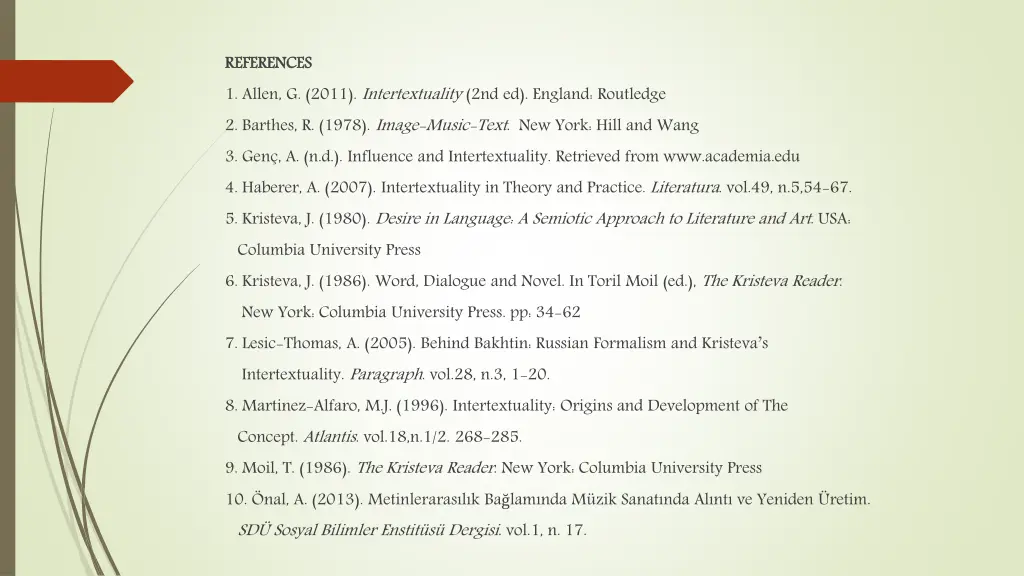 references 1 allen g 2011 intertextuality