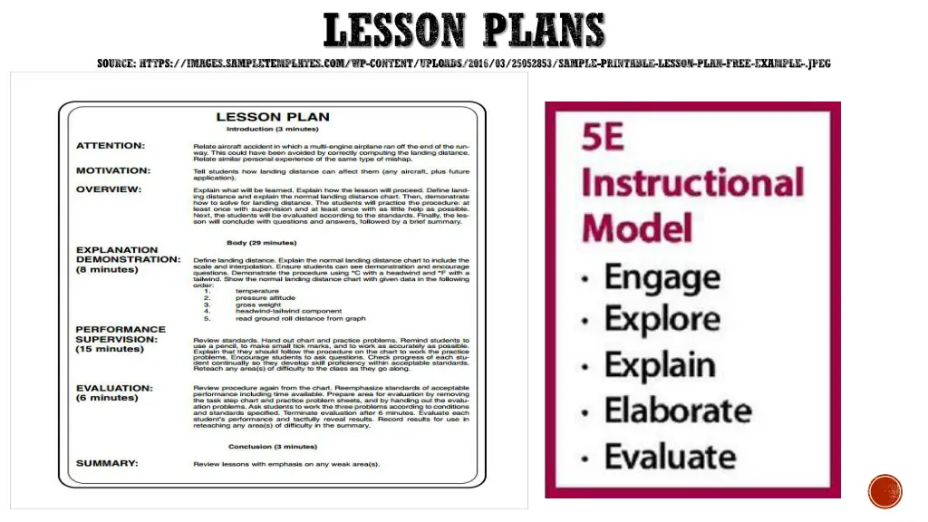 lesson plans