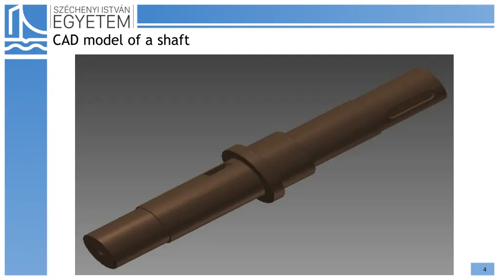 cad model of a shaft