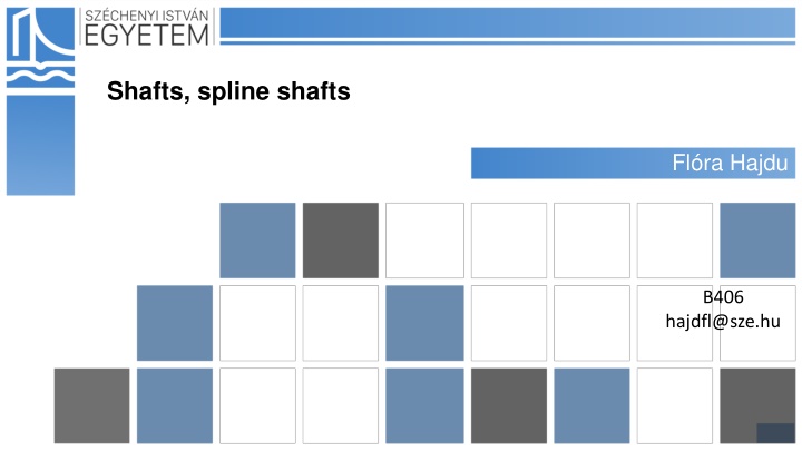 shafts spline shafts