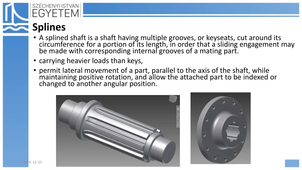 splines a splined shaft is a shaft having